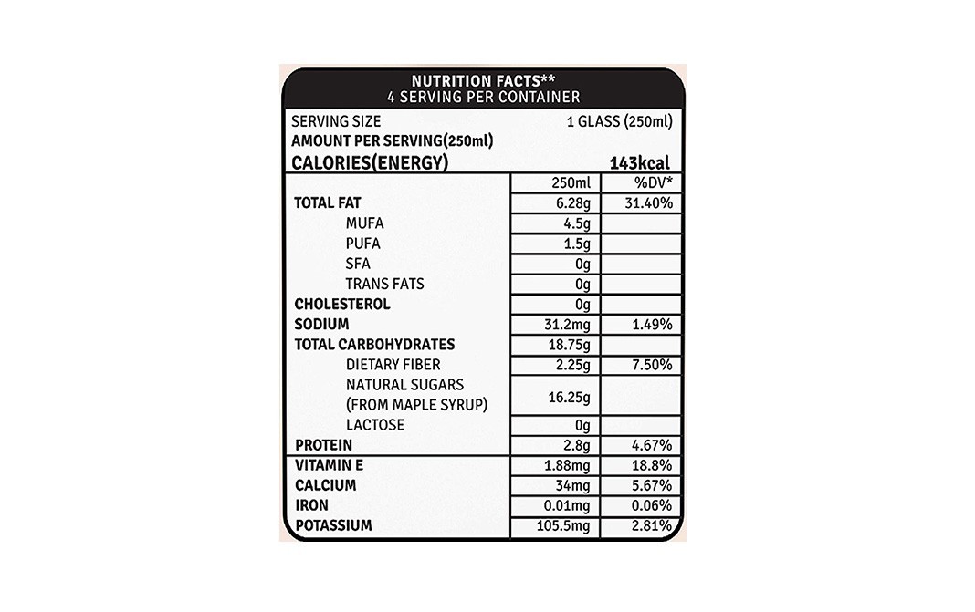 Raw Pressery Almonds Milk Cacao    Tetra Pack  1 litre